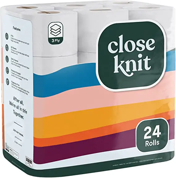 CloseKnit 3-ply Bath Tissue