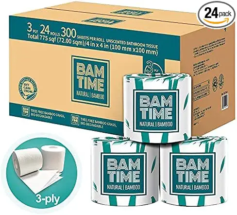 Bamtime Bamboo Toilet Paper