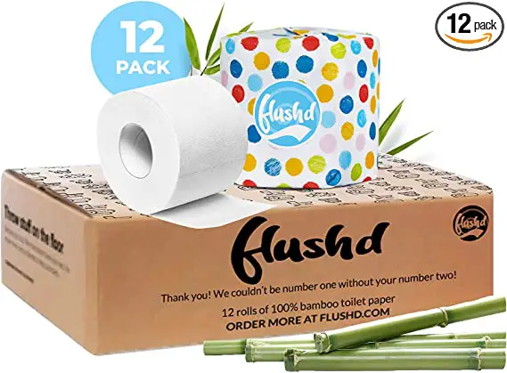 Flushd Premium Bamboo Toilet Paper