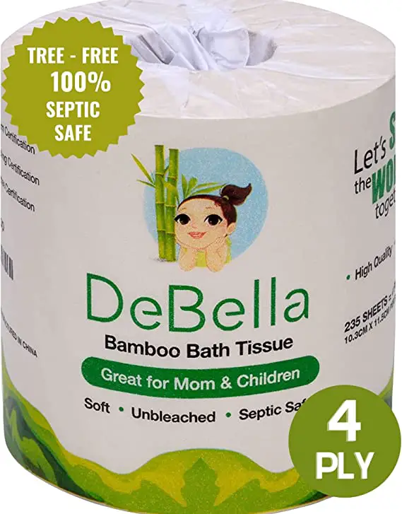 DeBella Premium Bamboo Toilet Paper
