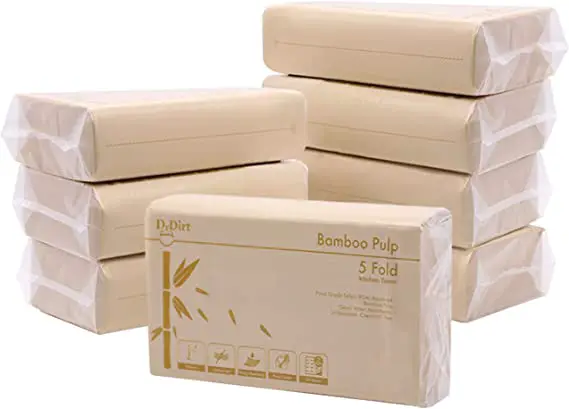 Dr. Dirt Multifold Bamboo Paper Towels