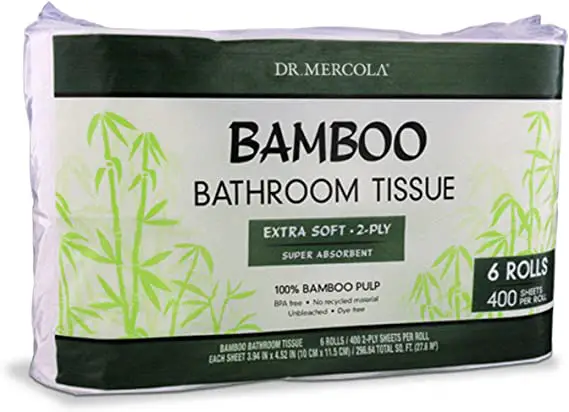 Dr. Mercola Bamboo Bathroom Tissue
