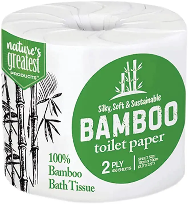 Natures Greatest Products Bamboo Toilet Paper