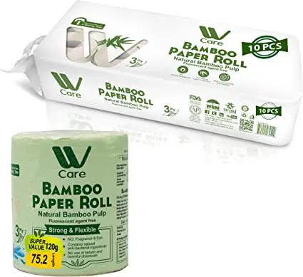 WBM Care Natural Bamboo Toilet Paper