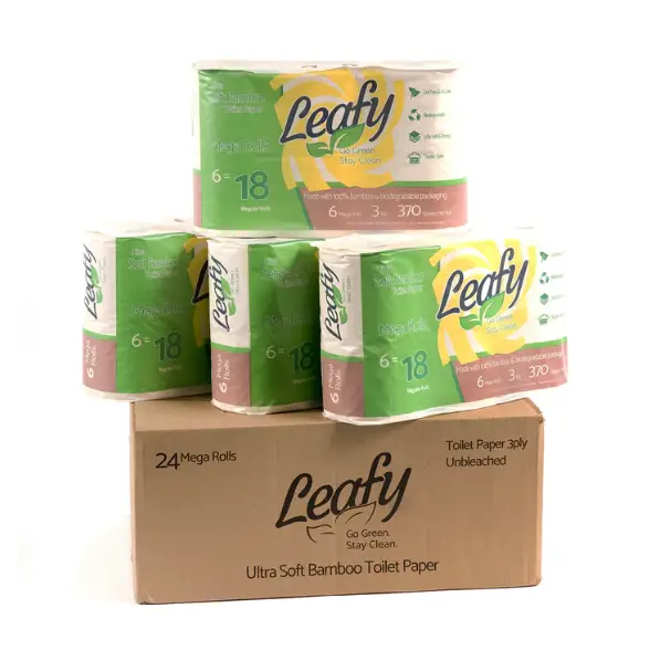 Leafy Bamboo Toilet Paper