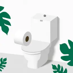An image capturing the essence of bidets and washlets as eco-friendly alternatives to conventional toilet paper