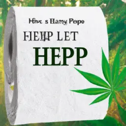 An image showcasing the eco-friendly benefits of hemp toilet paper