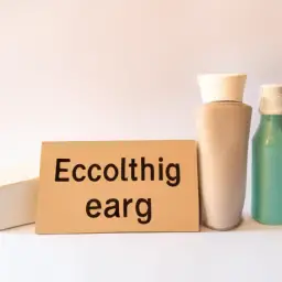 An image showcasing an eco-friendly packaging solution for bathroom products