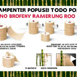 An image that showcases the intricate process of transforming sustainably grown bamboo into eco-friendly toilet paper, highlighting the importance of this trend in reducing deforestation and promoting environmental consciousness